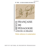 Revue française de pédagogie n° 169