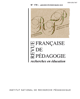 Revue française de pédagogie n° 170