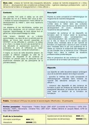 Fiche descriptive
