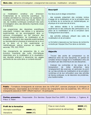 Fiche descriptive