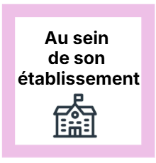 Visuel au sein de son établissement