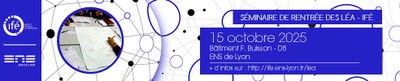 Bandeau séminaire de rentrée 2025