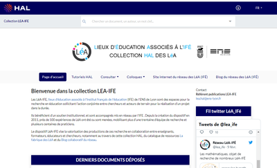 La collection HAL des LéA