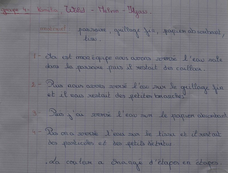 texte équipe 4b