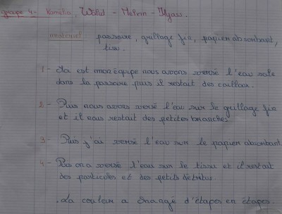 texte équipe 4b