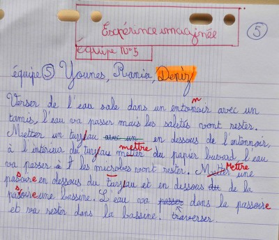 texte équipe 5 b