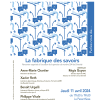 Affiche : table ronde 11 avril 2024